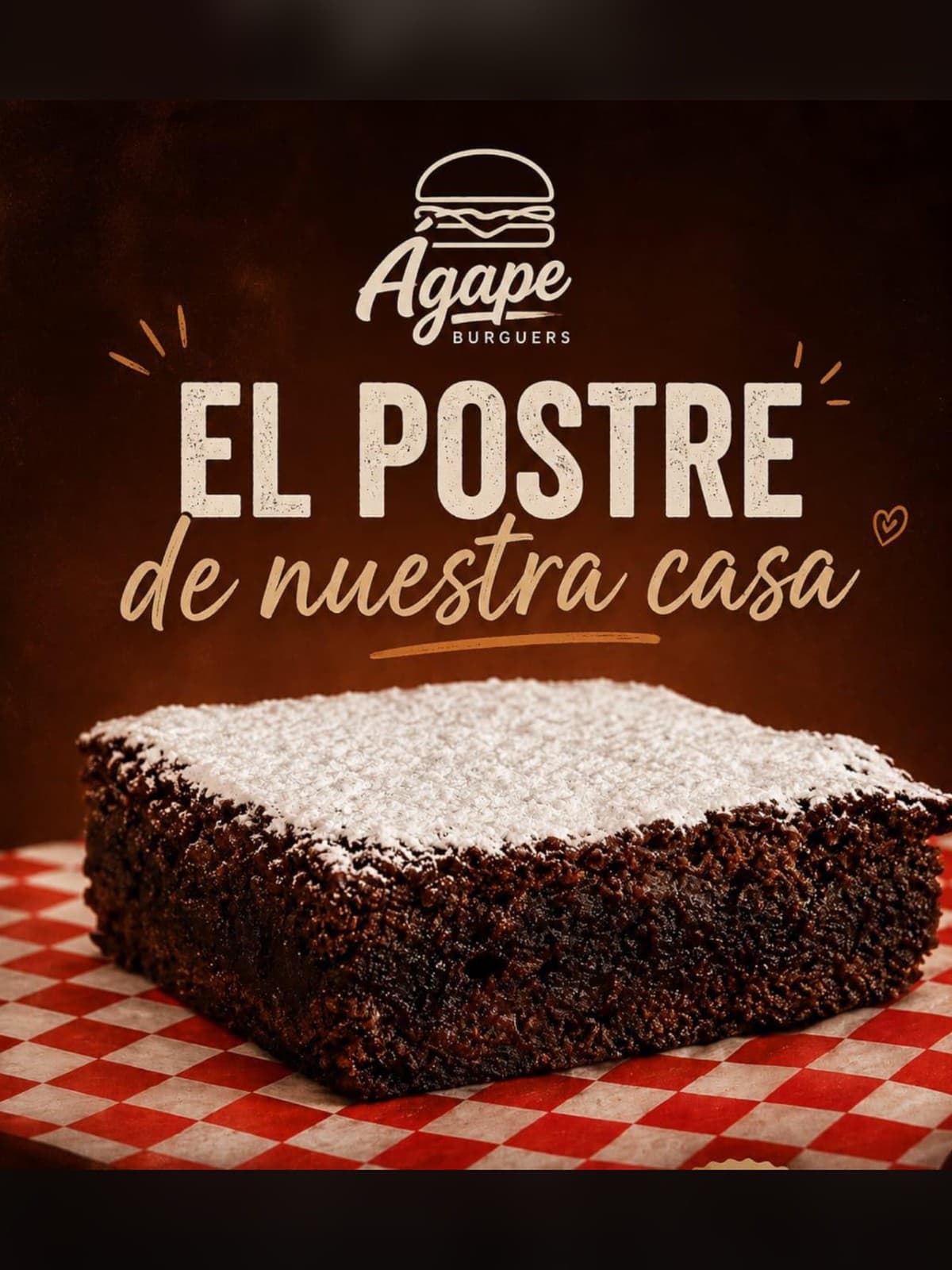 Brownie hecho en casa